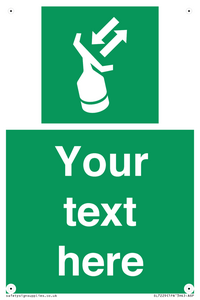 Custom sign safe condition Search and rescue transponder